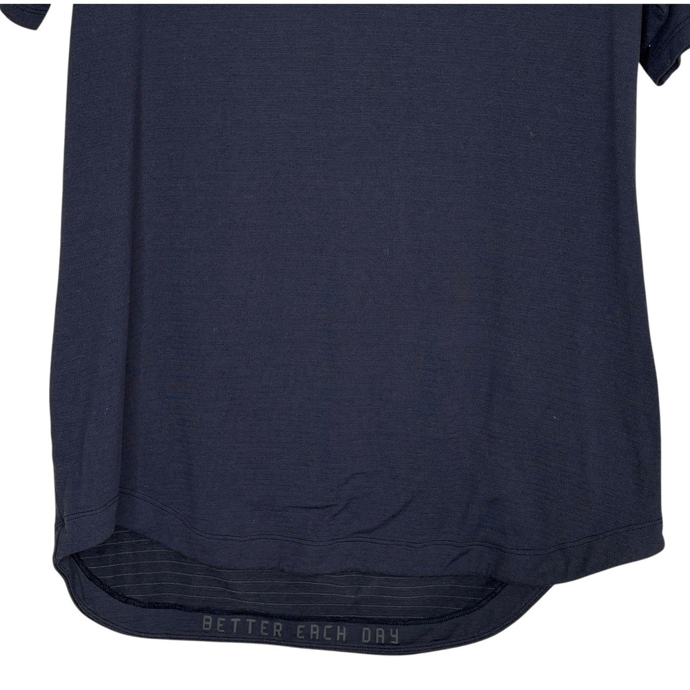 Lululemon Drysense Mesh Crewneck T Shirt M Training Workout Short Sl Stretchy - Picture 4 of 7
